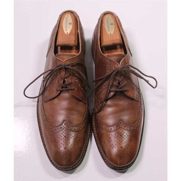John Varvatos Light Brown Wingtip Oxford Leather Dress Shoes Men\'s US 9 M main image 4